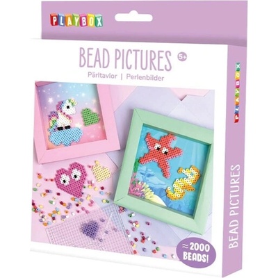 Playbox Obrázky ze zažehovacích korálků - 2000 ks korálků - 2472410