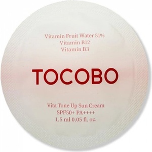 Tocobo Vita Tone Up Sun Cream SPF50+ PA++++ (sample) - Тониращ Слънцезащитен Крем (sample) 1, 5ml