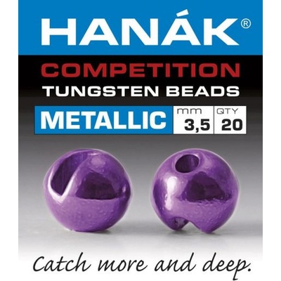 Hanák Competition Tungstenové Hlavičky Metallic Světle Fialové 2,0 mm