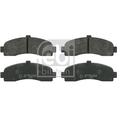 FEBI BILSTEIN Sada brzdových destiček, kotoučová brzda 16262