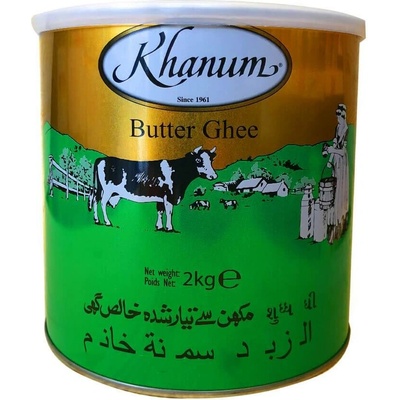Khanum Olej přepuštěné Máslo ghee 2 kg – Zbozi.Blesk.cz