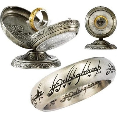 Noble Collection Prsteň moci strieborná farba FC8010X