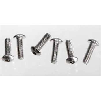 Traxxas винт с вътрешен шестостен M3x10mm полукръгла глава неръждаема стомана (6)