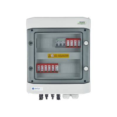 EM-98_DCAC Разпределителна кутия DCAC, IP65, SPD DC Dehn 1000V тип 2, 2 x PV верига, 2 x MPPT, SPD AC Dehn тип 2, 10A 3-F (EM-98_DCAC)