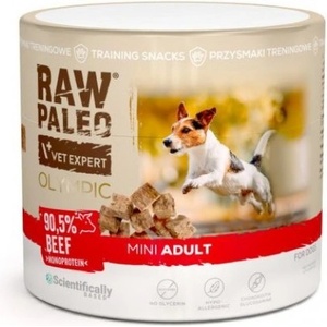 VetExpert RAW PALEO Olympic Beef Mini - хипоалергенно монопротеиново лакомство за тренировки за кучета, 90 гр, Vet Expert - Полша