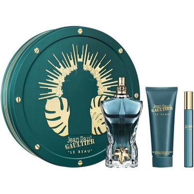 Jean Paul Gaultier Le Beau EDT 125 ml + EDT 10 ml + sprchový gél 75 ml pre mužov