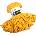 YARNART Macrame Braided 4 mm 67 m 764 юта (Macrame Braided 764)