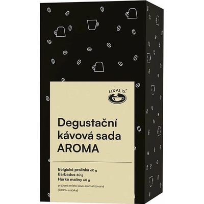 Oxalis Degustační kávová sada Aroma 3 x 60 g
