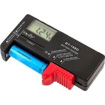 APT Tester baterií digitální BT-168D R3 R6 R20 R14 9V