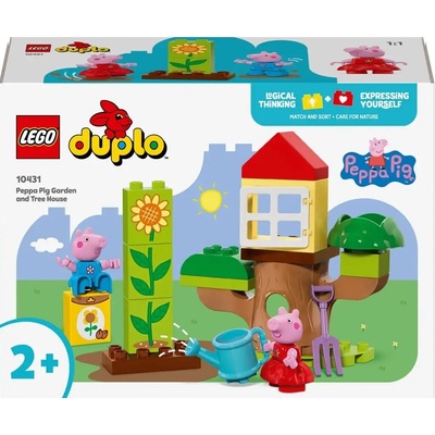 LEGO® DUPLO 10431 Prasiatko Peppa – záhrada a domček na strome