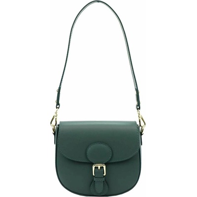 Luka dámska kožená kabelka Sea Blue Crossbody Elegance Natural Leather
