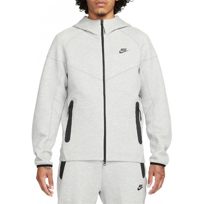 Nike M NK TCH FLC FZ WR Hoodie šedá