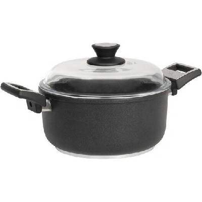 SKK Titanový hrnec s poklicí 26 cm s diamantovým povrchem hloubka 15 cm