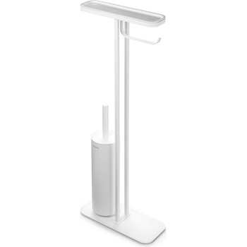 Brabantia Стойка за тоалетна за четка и държач Brabantia MindSet Mineral Fresh White N (1008926)