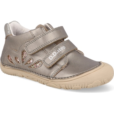 D.D.Step dětské celoroční barefoot boty S073-52355A Bronze