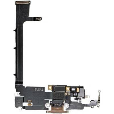 AppleKing nabíjecí a audio flex konektor pro iPhone 11 Pro Max - zlatý