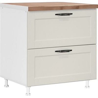 Matis Кухненски шкаф долен с две чекмеджета contempo d80 2f pl-box бежов