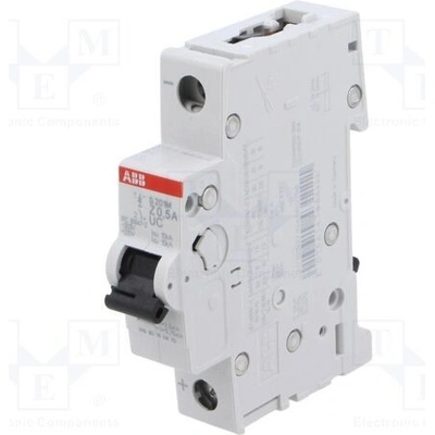 ABB 2CDS271061R0158 Jistič; 230VAC; 220VDC; Ijmen: 0,5A; Póly: 1; na přípojnici DIN