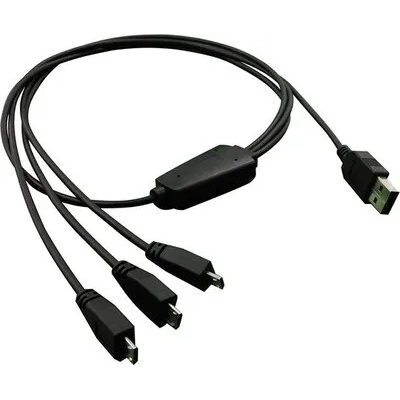Roline Cable USB2.0 A-3xMicro B, M/M, 0.8m, 11.02. 8306