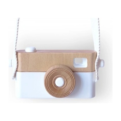 Craffox detský drevený fotoaparát PixFox biely