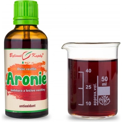 Bylinné kapky Arónia BIO bylinné kvapky tinktúra 50 ml