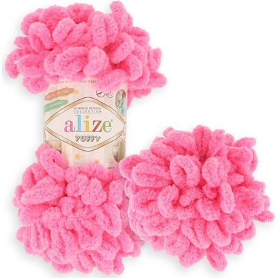 Alize Puffy 377 tmavo ružová