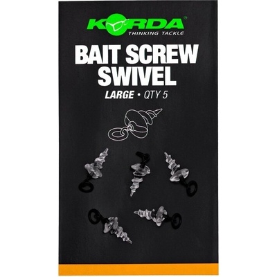 Korda Vrtáček Micro Ring Swivel Bait Screw Large 5ks