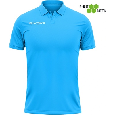 Givova polo triko polo Cotone Piquet Summer zelená