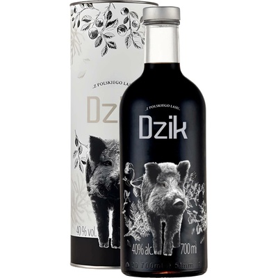 Dębowa Vodka Black Dzik 40% 0,7 l (tuba)