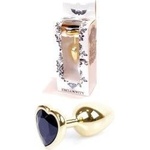 Decorative anal plug with heart steel crystal 7cm - mallbg - 24,29 лв