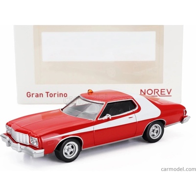 Norev Ford usa Gran Torino Coupe 1976 Červená Bílá 1:43