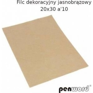 Penword Polsirhurt Decorative felt 20x30 bright braz a10