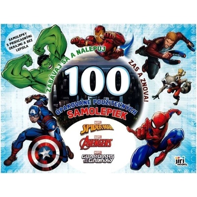 Jiri Models 4015-4 Marvel samolepková knižka 100 samolepiek