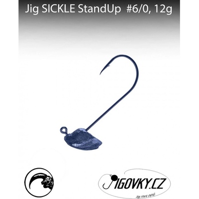 JigovkyCZ Jigová hlava Sickle StandUP vel.6 12g 5 ks