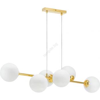 MAX-LED Пендел 6xE27/35W/230V златист (MX0249)