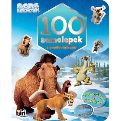 100 samolepek s omalovánkami Doba ledová