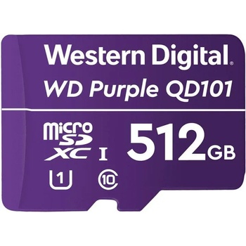 Image 1 of Western Digital microSDXC WD Purple SC QD101 512GB C10 WDD512G1P0C