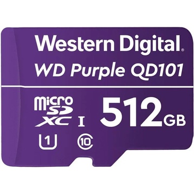 Western Digital microSDXC WD Purple SC QD101 512GB C10 WDD512G1P0C