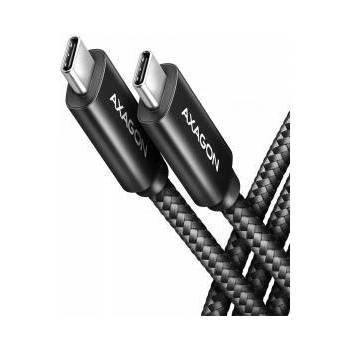 AXAGON BUCM4X-CM10AB USB-C Cable - USB-C, USB4 Gen 3x2 1m, PD 240W, 8K HD, ALU, Braid Black