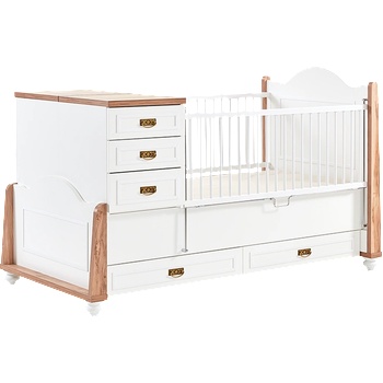 Carmen Бебешка кошара и детско легло 2в1 TIFFANY 80 x 180 (3575520)