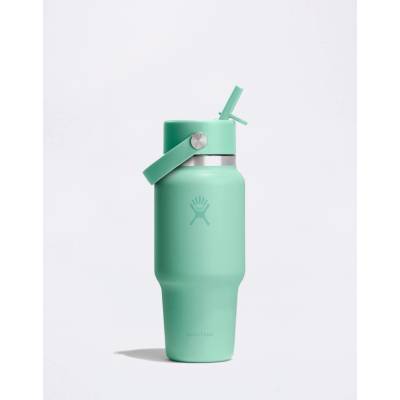 Hydro Flask Wide Mouth Travel Bottle with Flex Straw Cap 710 ml Mermaid Green