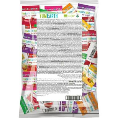 YumEarth Ovocná lízátka BIO 600 g