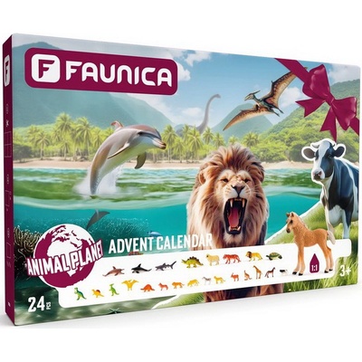 Faunica - Zvířátka set, Planeta zvířat adventní kalendář, 24ks