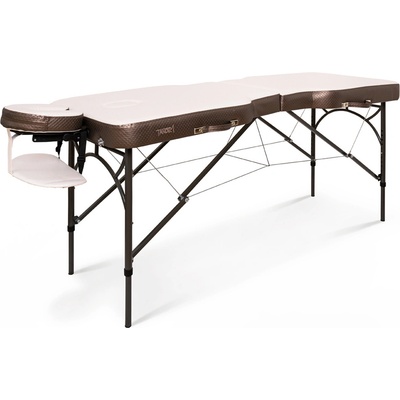 Tandem Profi A2D Contour Duo Skládací masážní stůl Barva: bílo-bronzová 187*70 cm | 15,7 kg | bílo-bronzová