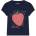 GUESS Тъмно синя тениска за мини момиче с текстилна ягодка Guess