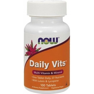 NOW Мултивитамини Дейли - Daily Vits - Now Foods, 100 табл (NF3770)