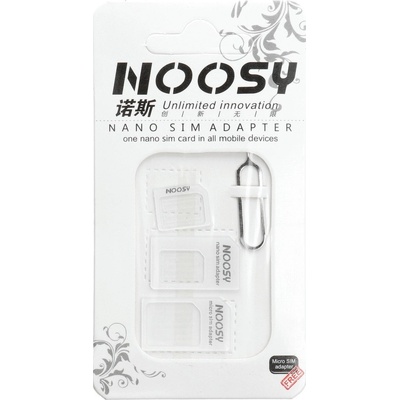 Noosy Adaptér NOOSY Sim Card (MINI / NANO / MICRO) + klíček