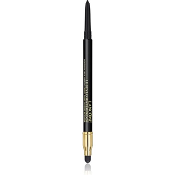 Lancome Le Stylo Waterproof водоустойчив молив за очи в висока пигментация цвят 02 Noir Intense 0.4 гр