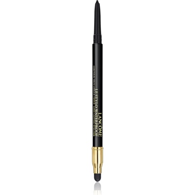 Lancome Le Stylo Waterproof водоустойчив молив за очи в висока пигментация цвят 02 Noir Intense 0.35 гр