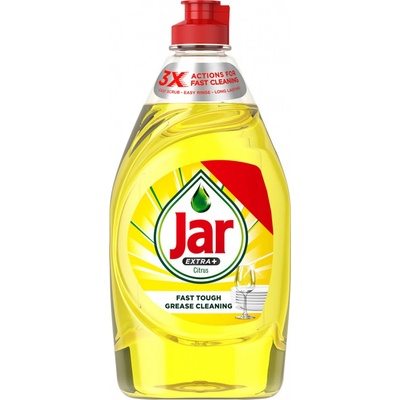 Jar Extra+ tekutý prostriedok na umývanie riadu Citrus 450 ml